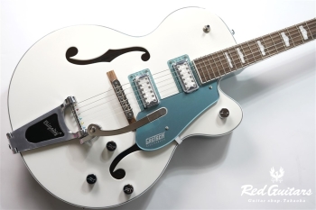 G5420T-140 ELECTROMATIC 140TH DOUBLE PLATINUM HOLLOW BODY WITH BIGSBY - Two-Tone Pearl Platinum/Stone Platinum